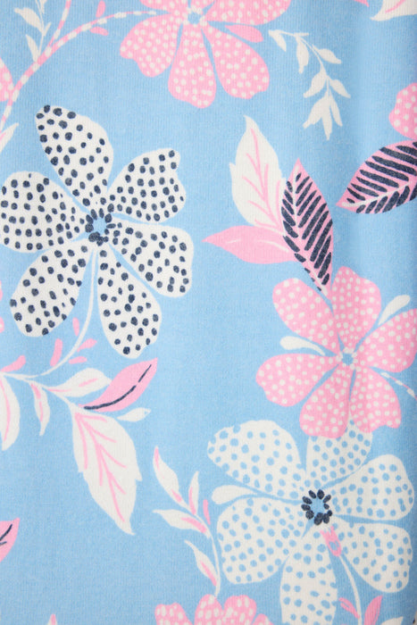 PJ Salvage Bright Blue Tropic Garden Pajama Set RSTGLS2/RSTGP2