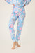 PJ Salvage Bright Blue Tropic Garden Pajama Set RSTGLS2/RSTGP2