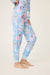PJ Salvage Bright Blue Tropic Garden Pajama Set RSTGLS2/RSTGP2