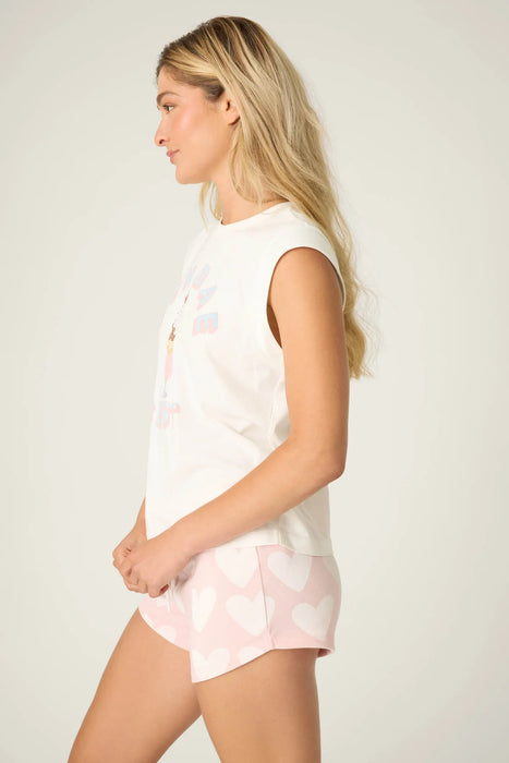 PJ Salvage Ivory Sundae Best Short Sleeve Top RTSUT