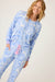 PJ Salvage Deep Blue Bayside Dreams Tropical Print Long Sleeve Top Set RUBDLS/RUBDP2