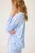 PJ Salvage Deep Blue Bayside Dreams Tropical Print Long Sleeve Top Set RUBDLS/RUBDP2