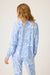 PJ Salvage Deep Blue Bayside Dreams Tropical Print Long Sleeve Top Set RUBDLS/RUBDP2