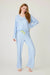 PJ Salvage Peri Beautiful Life Polka Dot Long Sleeve Pajama Set RUBLLS2/RUBLP2