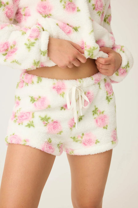PJ Salvage Ivory Let's Get Cozy Floral Print Loungewear Set RUCOJ1/RUCOS