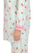 PJ Salvage Light Mint Ma Cherie Cherry Print Flannel Nightshirt Lounge Set RUFLNS/RUFLP