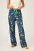 PJ Salvage Navy Wild At Heart Tiger Print Flannel Pajama Pants RUFLP1