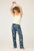 PJ Salvage Navy Wild At Heart Tiger Print Flannel Pajama Pants RUFLP1