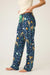 PJ Salvage Navy Wild At Heart Tiger Print Flannel Pajama Pants RUFLP1