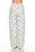 PJ Salvage Light Mint Ma Cherie Cherry Print Flannel Nightshirt Lounge Set RUFLNS/RUFLP