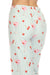 PJ Salvage Light Mint Ma Cherie Cherry Print Flannel Nightshirt Lounge Set RUFLNS/RUFLP