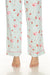 PJ Salvage Light Mint Ma Cherie Cherry Print Flannel Nightshirt Lounge Set RUFLNS/RUFLP