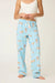 PJ Salvage Ice Blue Beary Cute Bear Print Flannel Pants RUFLP