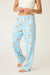 PJ Salvage Ice Blue Beary Cute Bear Print Flannel Pants RUFLP