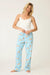 PJ Salvage Ice Blue Beary Cute Bear Print Flannel Pants RUFLP