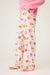 PJ Salvage Pink Brunch Club Breakfast Print Flannel Pant RUFLP