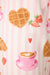 PJ Salvage Pink Brunch Club Breakfast Print Flannel Pant RUFLP