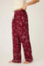 PJ Salvage Port Hold Your Horses Western Print Flannel Pants RUFLP