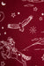 PJ Salvage Port Hold Your Horses Western Print Flannel Pants RUFLP