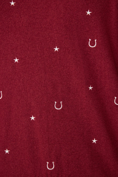 PJ Salvage Hold Your Horses Fleece Loungewear Set RUHYLS/RUHYP2