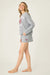 PJ Salvage Dark Heather Grey Hold Your Horses Horse Print  Short PJ Set RUHYST