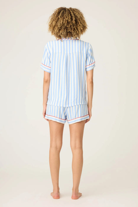 PJ Salvage Lady Luck Striped PJ Short Set RULAPJ2