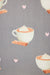 PJ Salvage Charcoal Love You A Latte Coffee Print Log Sleeve Pajama Set RULTLS1/RULTP