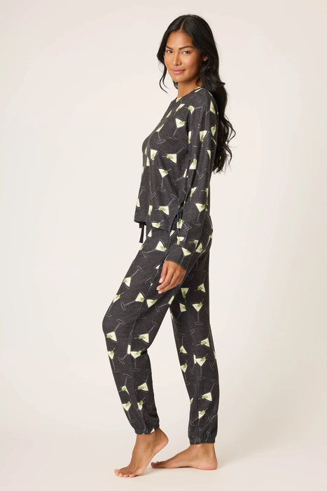 PJ Salvage Merrier With A Martini PJ Set RUMEST2