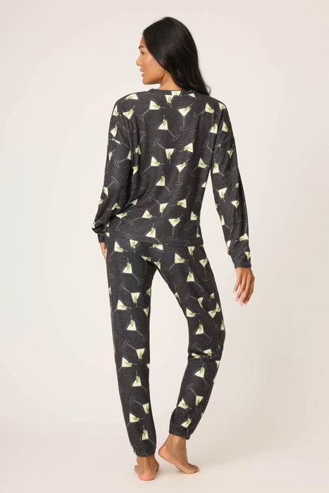 PJ Salvage Merrier With A Martini PJ Set RUMEST2