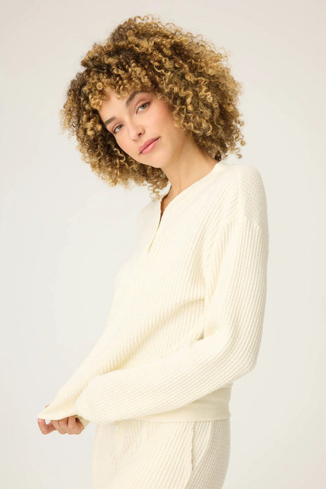 PJ Salvage Morning Waffles Top Shorts Loungewear Set RUMWLS/RUMWS