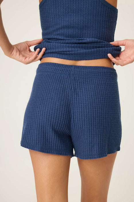 PJ Salvage Harbor Morning Waffles Knit Shorts RUMWS