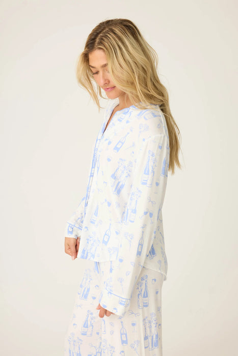 PJ Salvage Parisian Dream Whimsical Print Pajama Set RUPALS1/RUPAP1