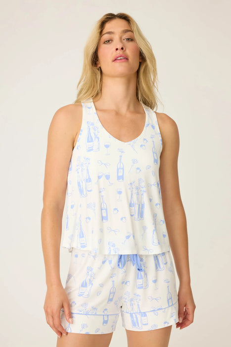 PJ Salvage Parisian Dreams Whimsical Print Shorts PJ Set RUPATK/RUPAS1