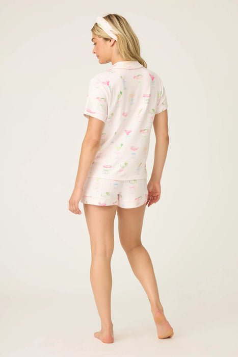 PJ Salvage Pretty Punch Cocktail Print 3-Piece Short Set RUPRPJ