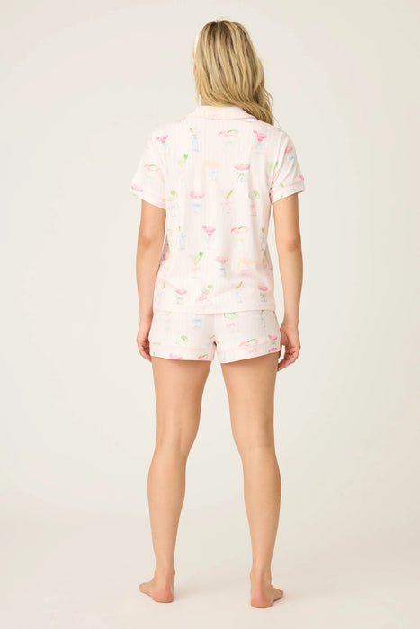 PJ Salvage Pretty Punch Cocktail Print 3-Piece Short Set RUPRPJ