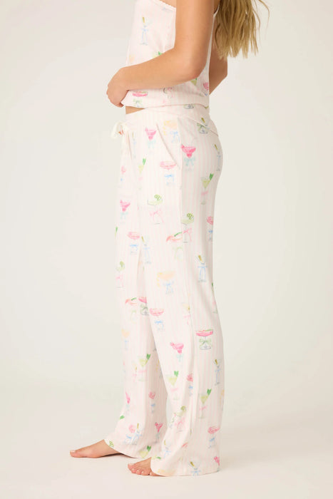 PJ Salvage Pretty Punch Cocktail Print Pajama Set RUPRLS/RUPRP