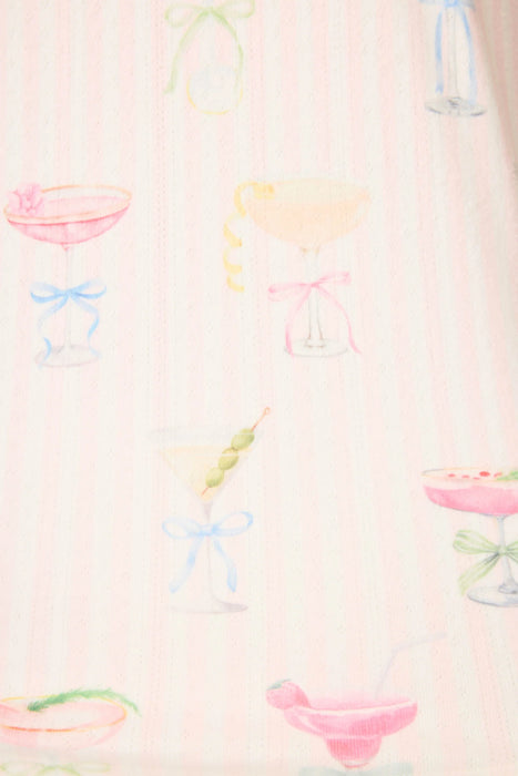 PJ Salvage Pretty Punch Cocktail Print Pajama Set RUPRLS/RUPRP