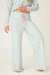 PJ Salvage Light Mint Secret Garden Floral Long Sleeve Pajama Set RUSGLS1/RUSGP1