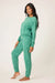 PJ Salvage The Outsider Embroidered Bear Fleece Sweatshirt And Jogger Set RUTHLS/RUTHP1