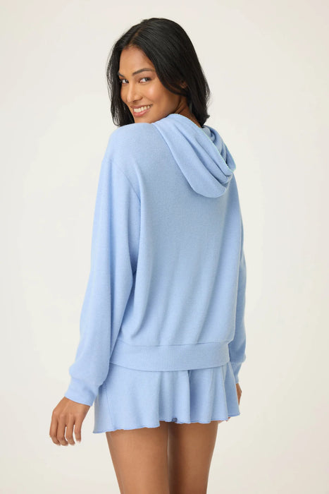 PJ Salvage Peri Vacay Vibes Baby Peachy Waffle Hoodie Loungewear Set RUVVHD/RUVVP1