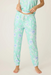 PJ Salvage Mint Vacay Vibes Palm Print Long Sleeve Pajama Set RUVVLS1/RUVVP2