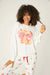 PJ Salvage Ivory Feline Festive Cat Print Sweater RVFFLS