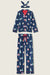 PJ Salvage Navy Bearly Awake 3-Piece Flannel Pajama Set RVFLPJ