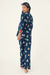 PJ Salvage Navy Bearly Awake 3-Piece Flannel Pajama Set RVFLPJ