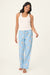 PJ Salvage Light Sky Fizz the Season Open Leg Flannel Pants RVFSP1