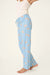 PJ Salvage Light Sky Fizz the Season Open Leg Flannel Pants RVFSP1