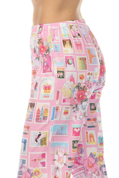 Johnny Was Sekai Cap Sleeve Long Pajama Set 007