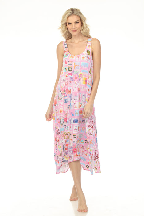 Johnny Was Sekai The Brigette Cami Maxi Sleep Shirt 003