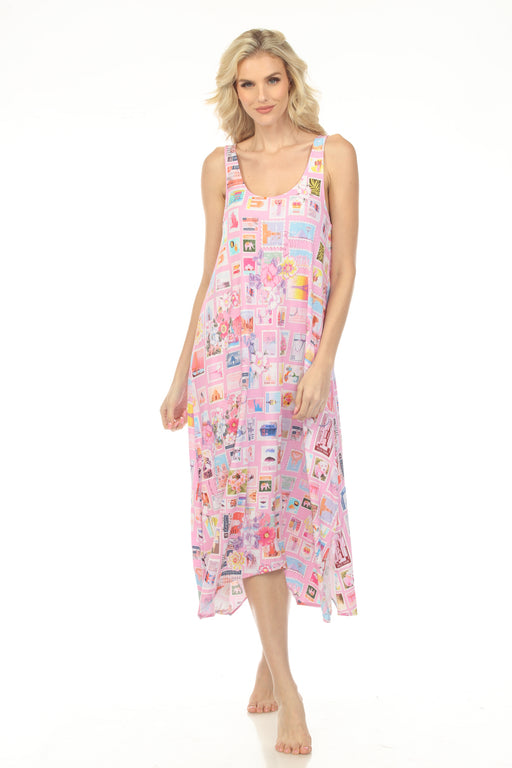 Johnny Was Sekai The Brigette Cami Maxi Sleep Shirt 003