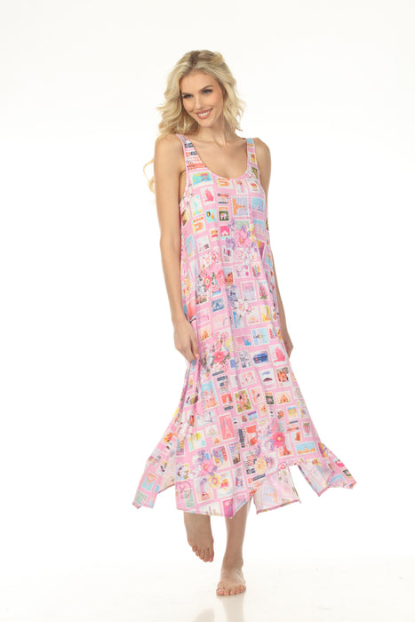 Johnny Was Sekai The Brigette Cami Maxi Sleep Shirt 003
